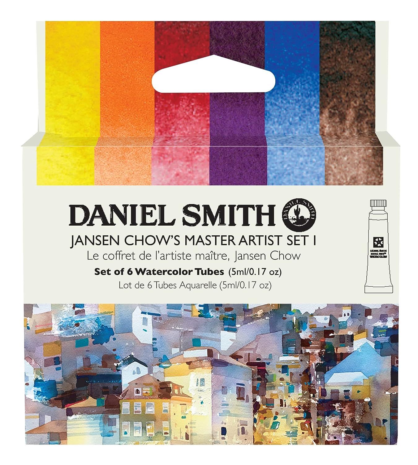 Daniel Smith Watercolor 6 Color Jansen Chow's Master Artist Set #1 (6 X 5ml Tubes)