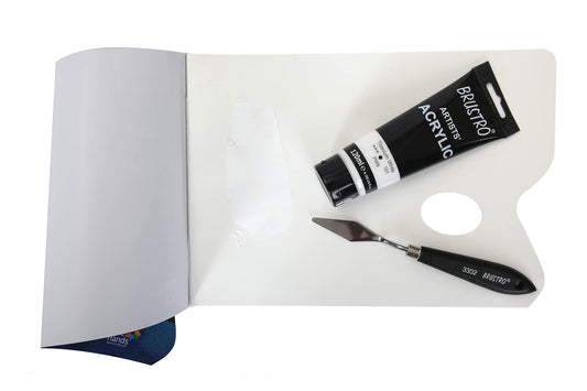 BRUSTRO ACRYLIC TUBE 120ml TITANIUM WHITE