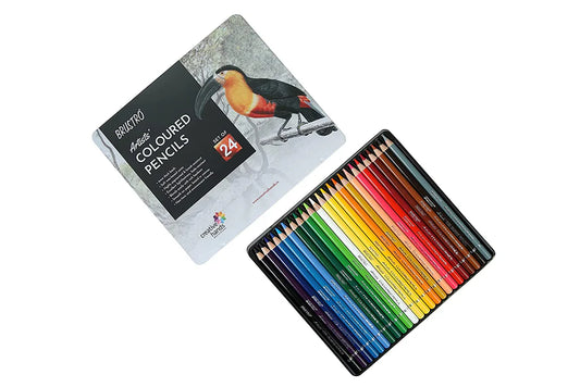 BRUSTRO COLOURED PENCILS SET OF 24