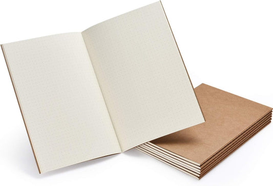 ARTPARK A4 DOTED NOTEBOOK BROWN COVER