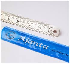 AJANTA STEEL SCALE 30CM THICK