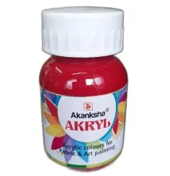 AKANKSHA ACRYLIC COLOUR 100ML SCARLET LAKE