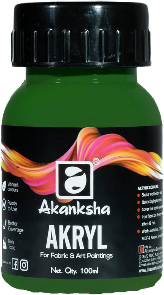 AKANKSHA ACRYLIC COLOUR 100ML VIRIDIAN
