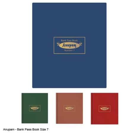 ANUPAM BANK PASS BOOK NO.5 160 PAGE