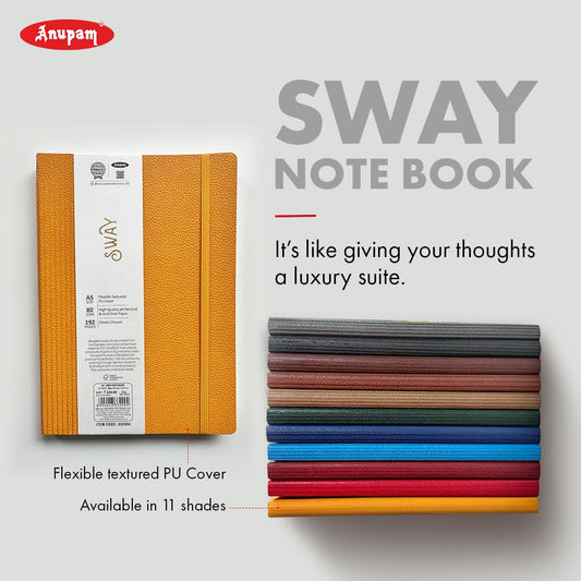 ANUPAM SWAY FLEXIBLE PU DIARY B5