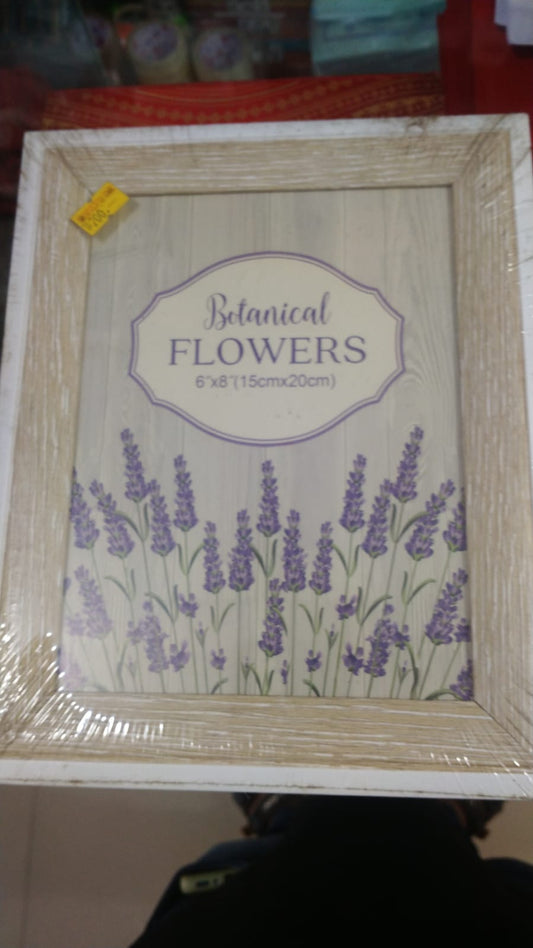 AP BOTANICAL FLOWERS PHOTO FRAME 6"*8"