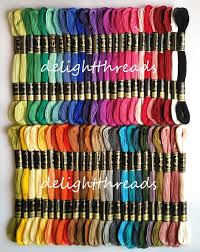 AP EMBROIDERY THREAD 50 SKEINS OF 8 METERS EACH