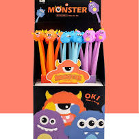 AP FANCY  MONSTER PARTY GEL PEN KK-7214-24