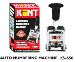 AP KENT AUTOMATIC NUMBERING MACHINE 6 DIGIT