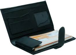 AP LEATHER CHEQUE BOOK HOLDER