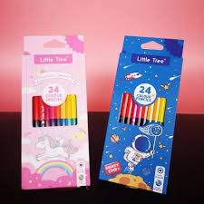 AP LITTLE TREE UNICORN DREAM COLOUR PENCIL24 DUAL SIDE