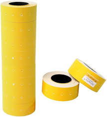 AP PRICE LABEL ROLL YELLOW  ( 10 ROLL )