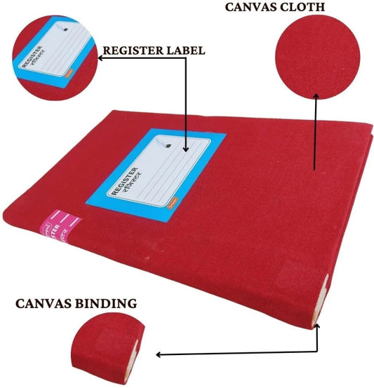 AP RULED REGISTER SIZE LEDGER PAPER CANVAS BINDING