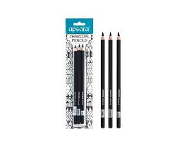 APSARA CHARCOAL PENCILS SET ( SOFT,MEDIUM,HARD )