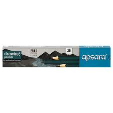 APSARA DRAWING PENCILS 2B 10PCS