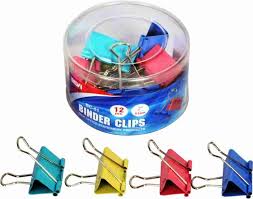 AP SILVI BINDER CLIP COLOUR BC-51 MM 12PCS