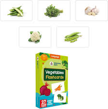 AP SPARTAN KIDS VEGETABLES 27 FLASH CARD