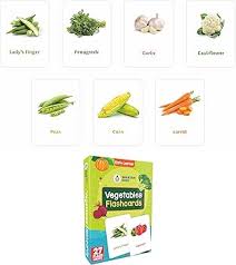 AP SPARTAN KIDS VEGETABLES 27 FLASH CARD