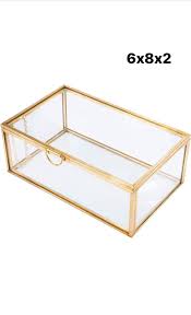 ARTPARK ANTIQUE GLASS BOX RECTANGLE 6X8X2"