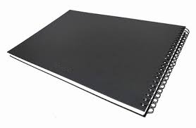 ARTPARK ARTIST DRAWING BOOK 140gsm, A3 WIRO LANDSCAPE BLACK