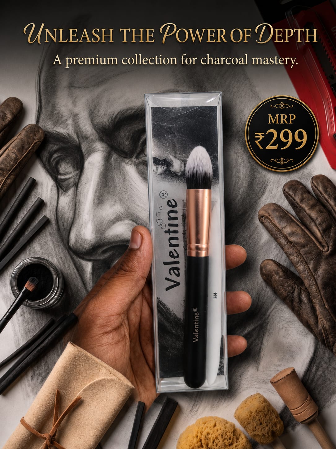 ARTPARK BLENDING BRUSH & STUMP SET
