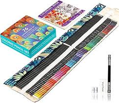 ARTPARK COLORED PENCIL 76pcs SET OF UNIQUE CANVAS WRAP