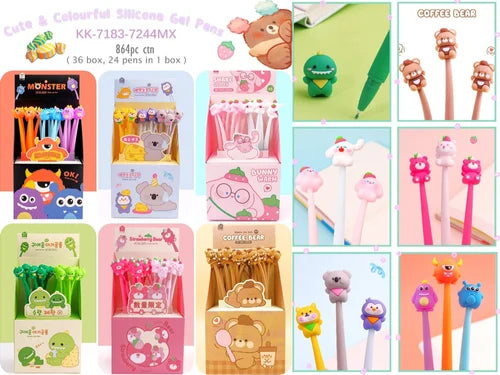 ARTPARK FANCY SILICON GEL PEN KK-7244