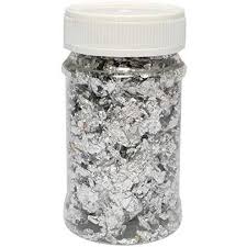 ARTPARK FLAKES SILVER SMALL JAR.