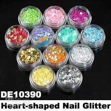 ARTPARK GLITTER POWDER SET OF 12 HEART SHAPE