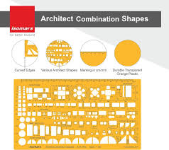 ARTPARK ISOMARS ARCHITECT COMBINATION 1:100 STENCIL 1876M