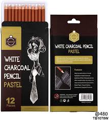 ARTPARK KS WHITE CHARCOAL PENCIL PACK OF 12