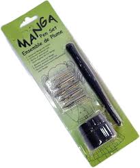 ARTPARK MANGA PEN SET WITH 5 NIB & BLACK INK