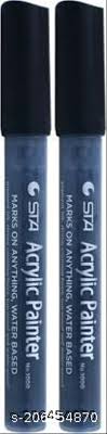 ARTPARK STA ACRYLIC PAINT MARKER BLACK 2MM