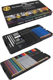 ARTPARK ULTIMATE DRAWING SET 75pcs FOR COLORING ,SKETCHING