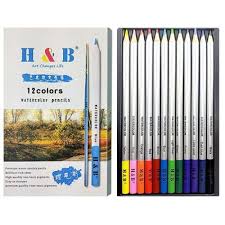 ARTPARK WOODLESS WATERCOLOR PENCIL 12psc FOR COLORING, FINEART