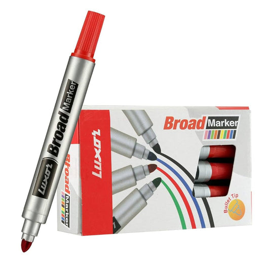 Luxor Broad Marker Red