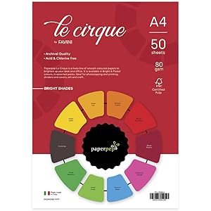 paperpep le-cirque bright shades-80gsm A4 PPLC80BA4