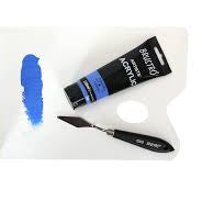 BRUSTRO ACRYLIC TUBE 120ml COBALT BLUE