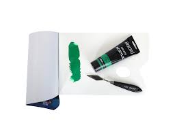 BRUSTRO ACRYLIC TUBE 120ml MID GREEN