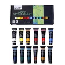 BRUSTRO ARTIST ACRYLIC COLOR SET OF 12*40ML