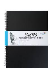 BRUSTRO ARTIST SKETCH BOOK WIRO A3 160 GSM 120 PAGE
