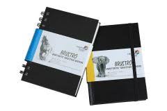 BRUSTRO ARTISTS SKETCH BOOK WIRO 160GSM A6