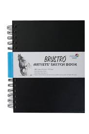 BRUSTRO ARTISTS SKETCH BOOK WIRO 160GSM  A5