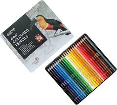 BRUSTRO COLOURED PENCILS SET OF 24