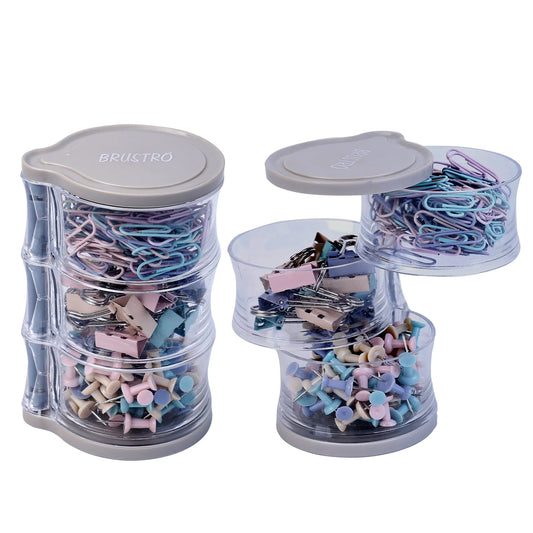 BRUSTRO DESKMATE ROTATIONAL CLIP BOX
