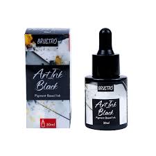 BRUSTRO DRAWING INK BLACK 30ML
