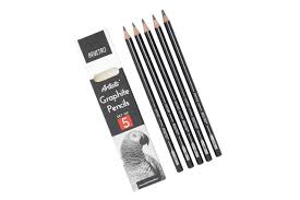 BRUSTRO FINE ART GRAPHITE PENCILS PACK OF 5