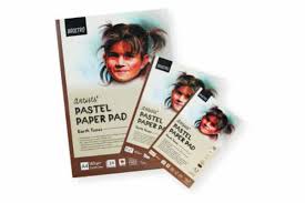 BRUSTRO PASTEL PAPER PAD 3.5"X5.5" EARTH TONE