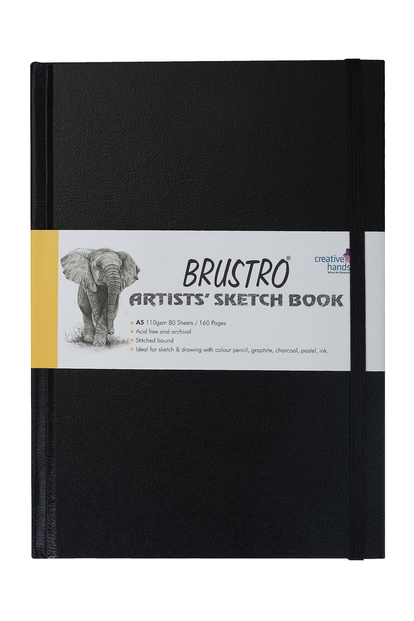BRUSTRO STITCHED BOUND SKETCH BOOK A5 110 GSM