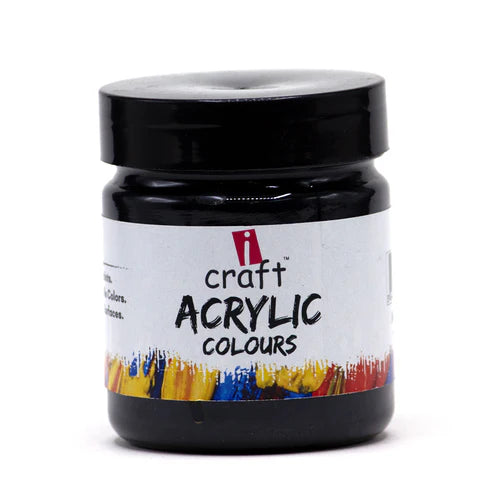 iCraft Acrylic Colour-Black